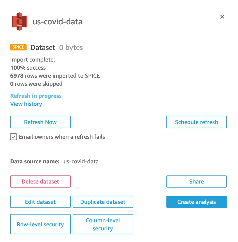 Dataset Refresh