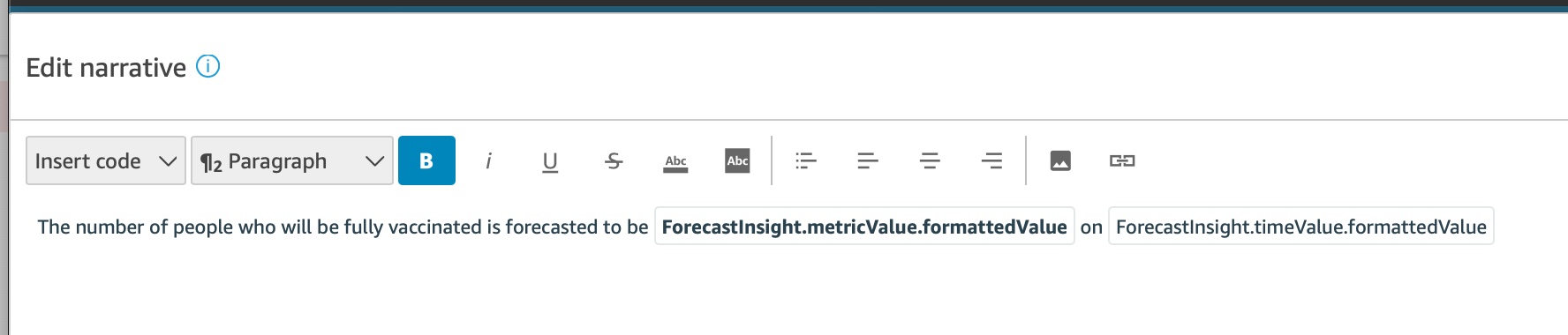 Improved Forecast Narrative